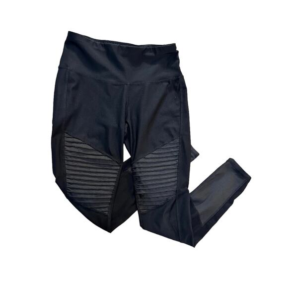 Black Moto Leggings - Picture 3 of 4